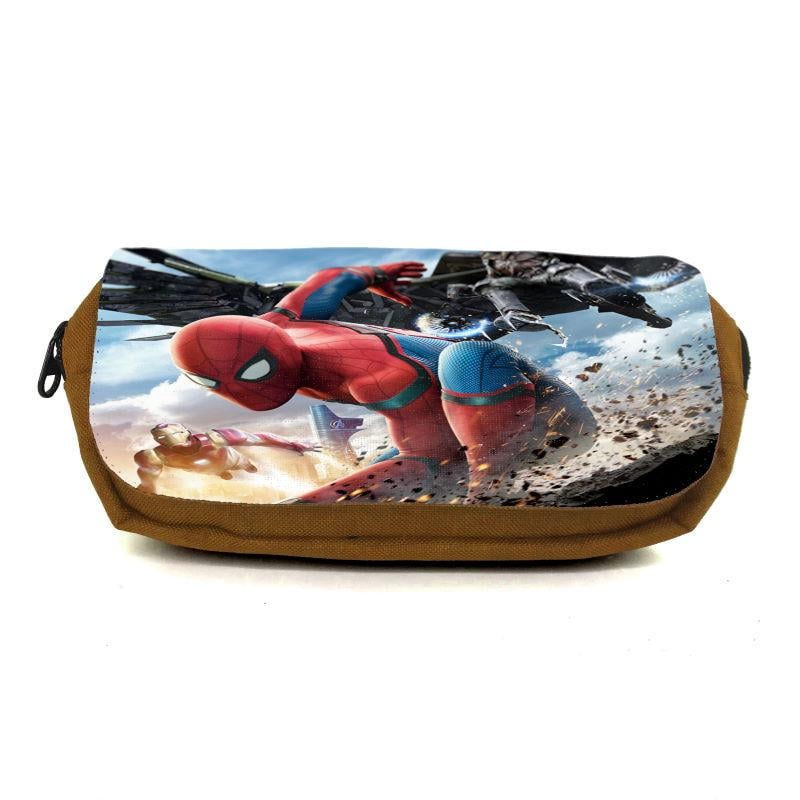 Пенал школьный Паук Spiderman-09 Оранжевый (1559444062)