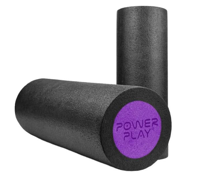 Масажний ролик гладкий PowerPlay 4021 Fitness Roller 30x15 см Чорно-фіолетовий (64128) - фото 2 Масажний ролик гладкий PowerPlay 4021 Fitness Roller 30x15 см Чорно-фіолетовий (64128) - фото 2