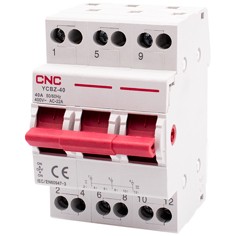 Перемикач навантаження CNC Electric YCBZ-40 1-0-2 3P 40A (Б00042081)
