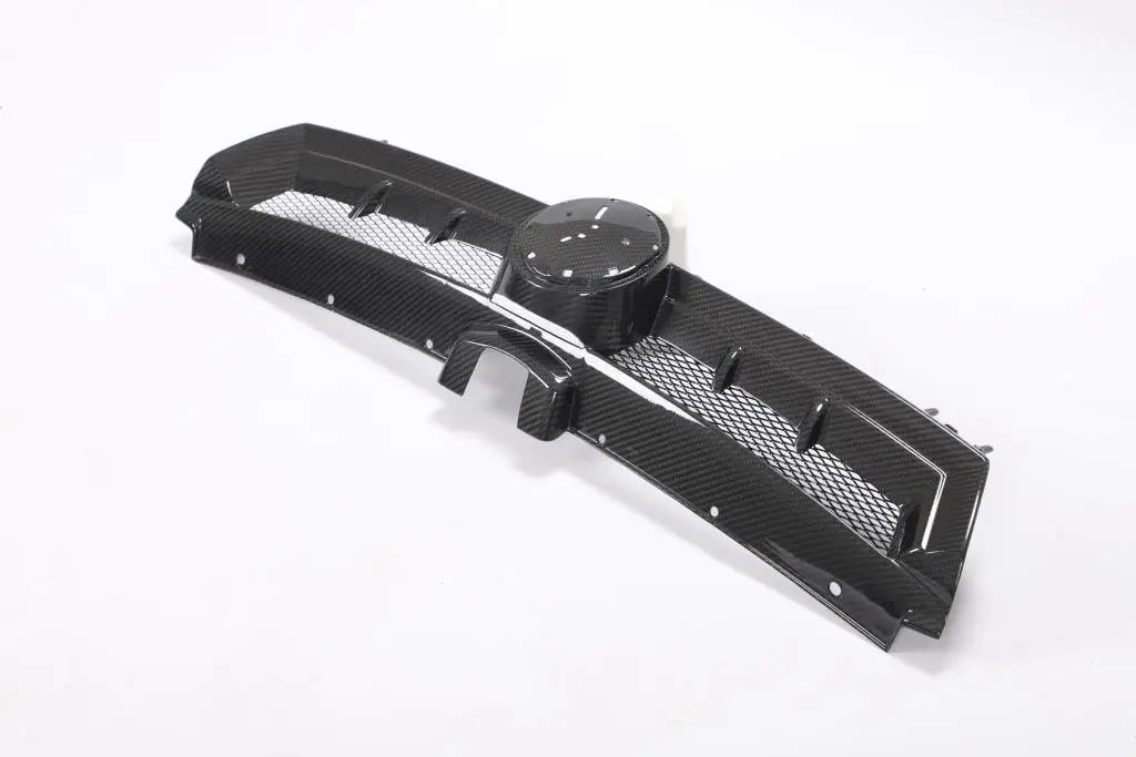 Решетка радиатора DDCarbon для HB 2012-2017/Volkswagen Golf 7/E-Golf натуральный карбон (148423)