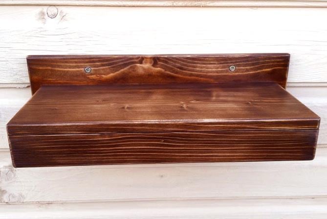 Полка настенная из дерева Батрая Савоярди (ПНС/003915)