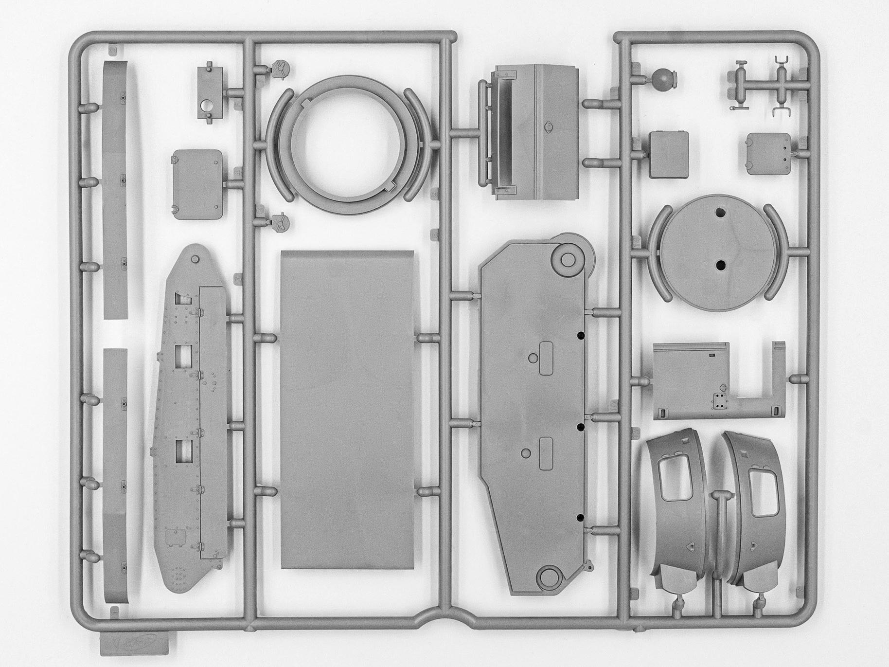 Сборная модель ICM Leichttraktor Rheinmetall 1930 немецкий танк (35330) - фото 4