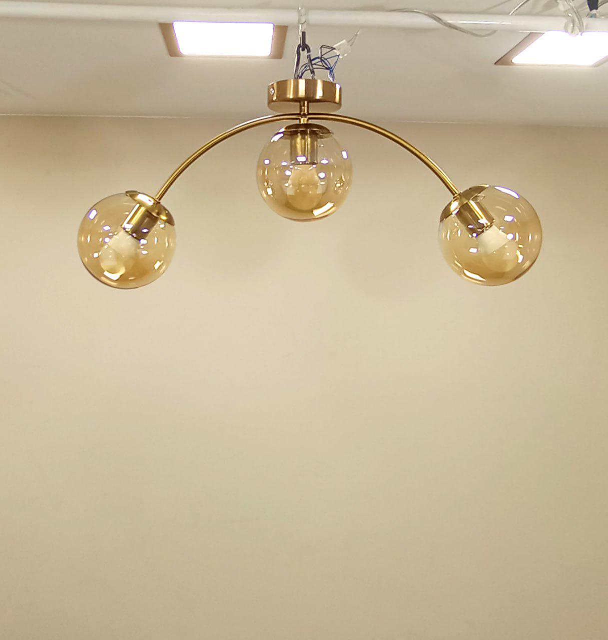 Люстра 7529907-3 BRZ+BR Бронзовый/Коричневый (LVS4763) - фото 3 Люстра 7529907-3 BRZ+BR Бронзовый/Коричневый (LVS4763) - фото 3