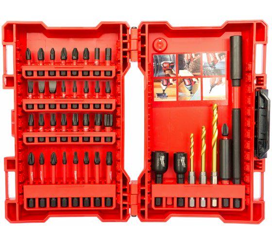 Набор бит ударных со сверлами Milwaukee Shockwave 40 шт. (4932430908)