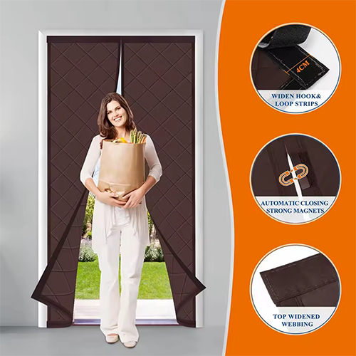 Шторы для дверей на магнитах 1х2,1 м (29371522) - фото 3 Шторы для дверей на магнитах 1х2,1 м (29371522) - фото 3