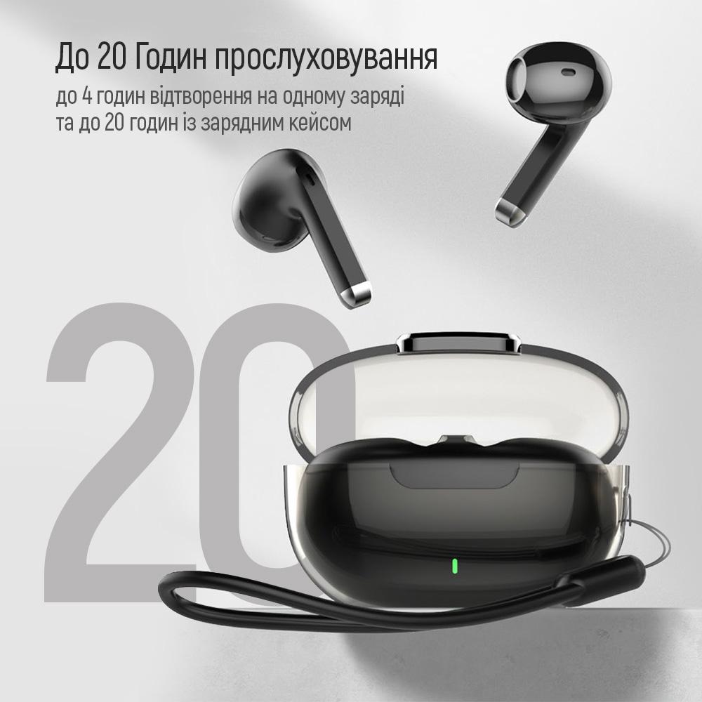 Навушники СolorWay Slim TWS-2 Earbuds Black (CW-TWS2BK) - фото 4