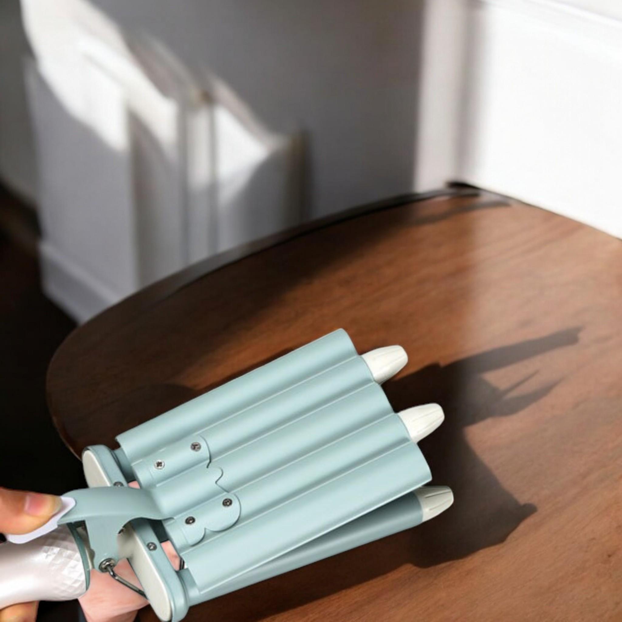 Плойка для волосся VGR V-597 5-хвильова з керамічним покриттям Blue (P_V597Blue) - фото 4 Плойка для волосся VGR V-597 5-хвильова з керамічним покриттям Blue (P_V597Blue) - фото 4