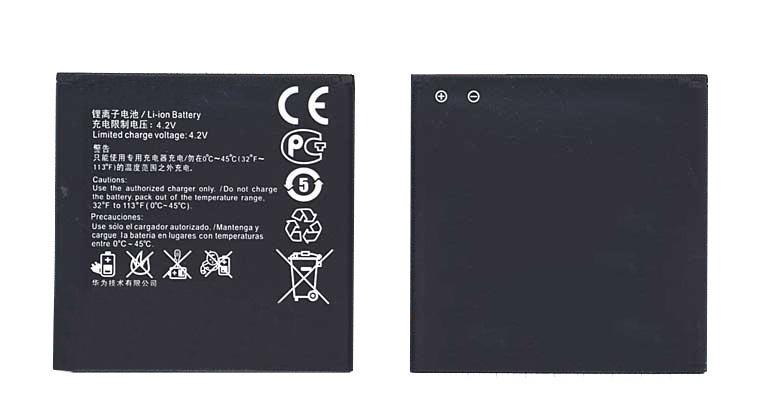 Аккумулятор для смартфона Huawei HB5N1H Ascend Y320 3,7V 1500 mAh 5,6 Wh Black