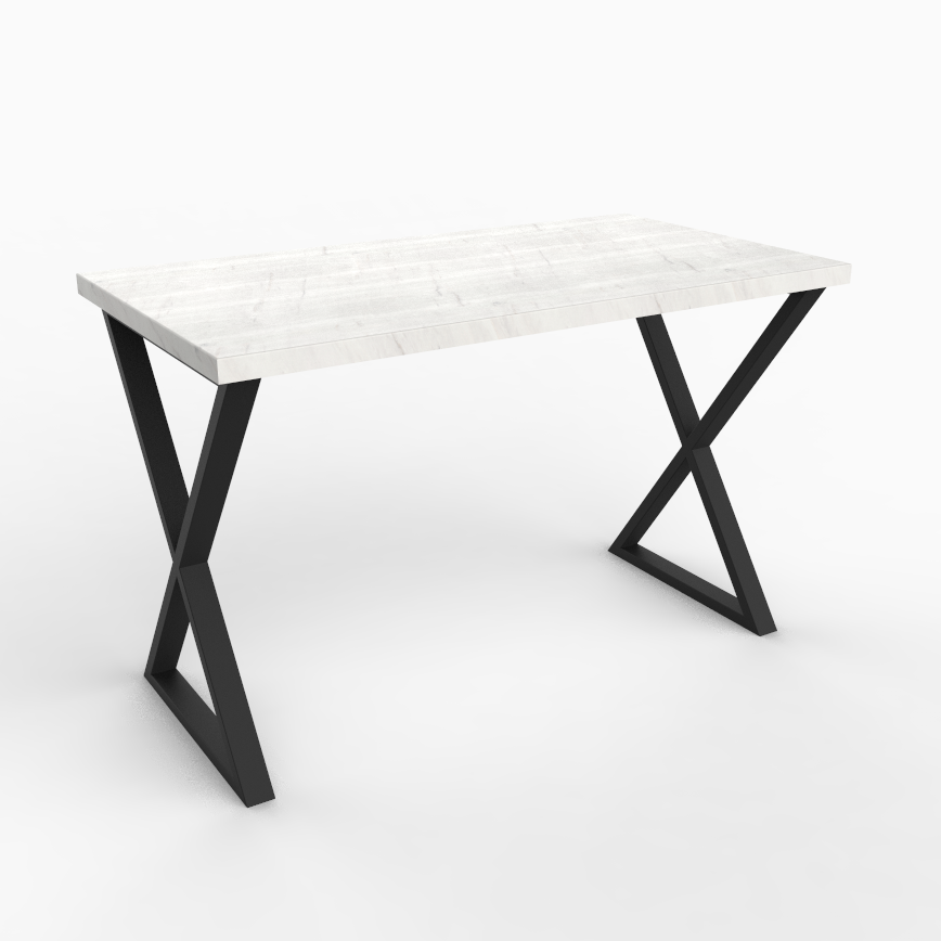 Стол письменный Loft Lab Union 1400х650х755х36 мм Мрамор Леванто (10263)
