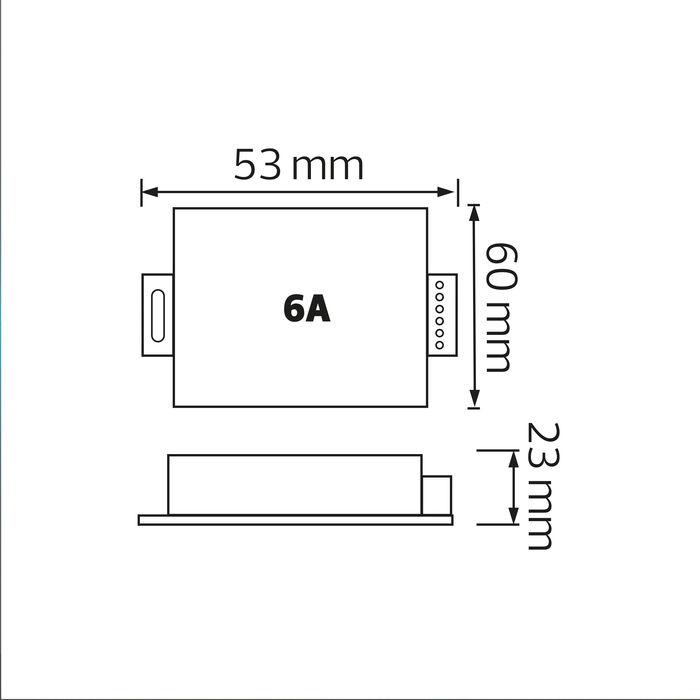 Контроллер RGB для светодиодной ленты Horoz Electric 6A (100-002-0432-010) - фото 2