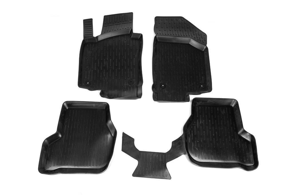 Коврики автомобильные для Skoda Octavia II A5 2006-2010 г Niken 3D резина 4 шт. (77365)