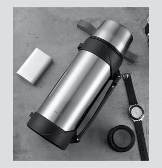 Термос HAVIT HV-TM002 2100ml Silver - фото 3