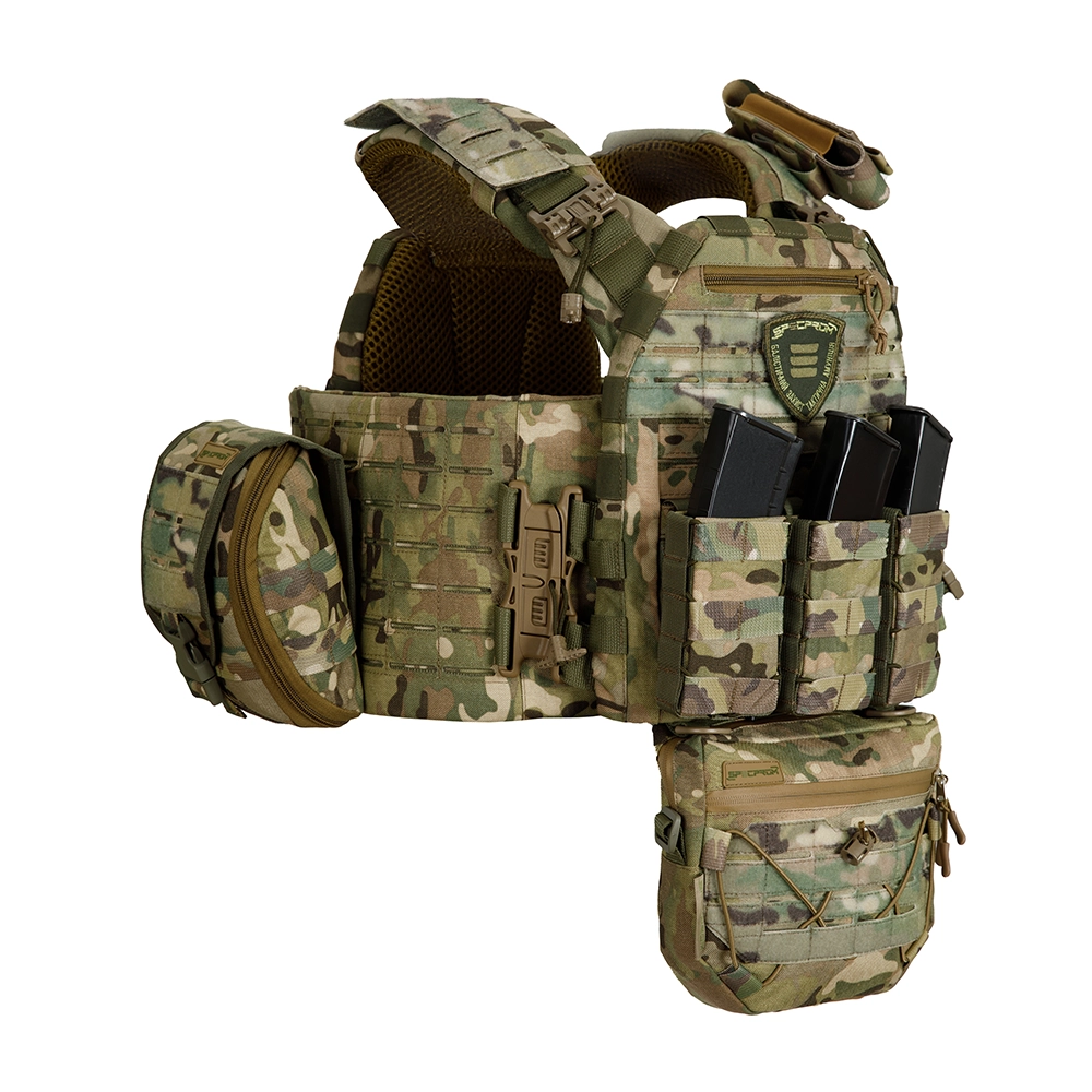 Плитоноска SPECPROM WARMOR Gen5 V2 з повним комплектом підсумків Мультикам - фото 3