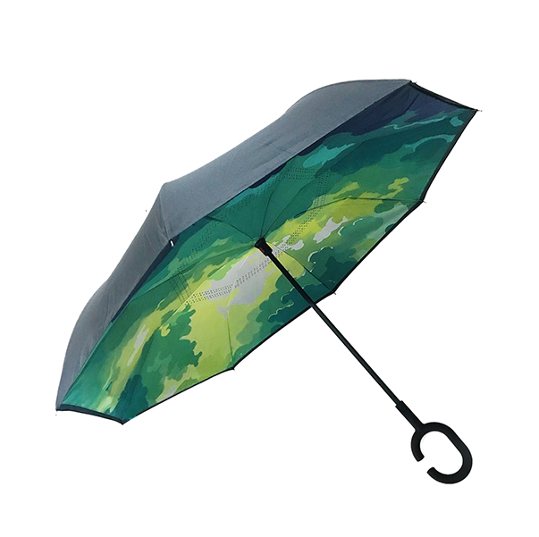 Зонт обратного сложения Up-brella MS 1207 Черно-зеленый (3014523ЕER) Зонт обратного сложения Up-brella MS 1207 Черно-зеленый (3014523ЕER)