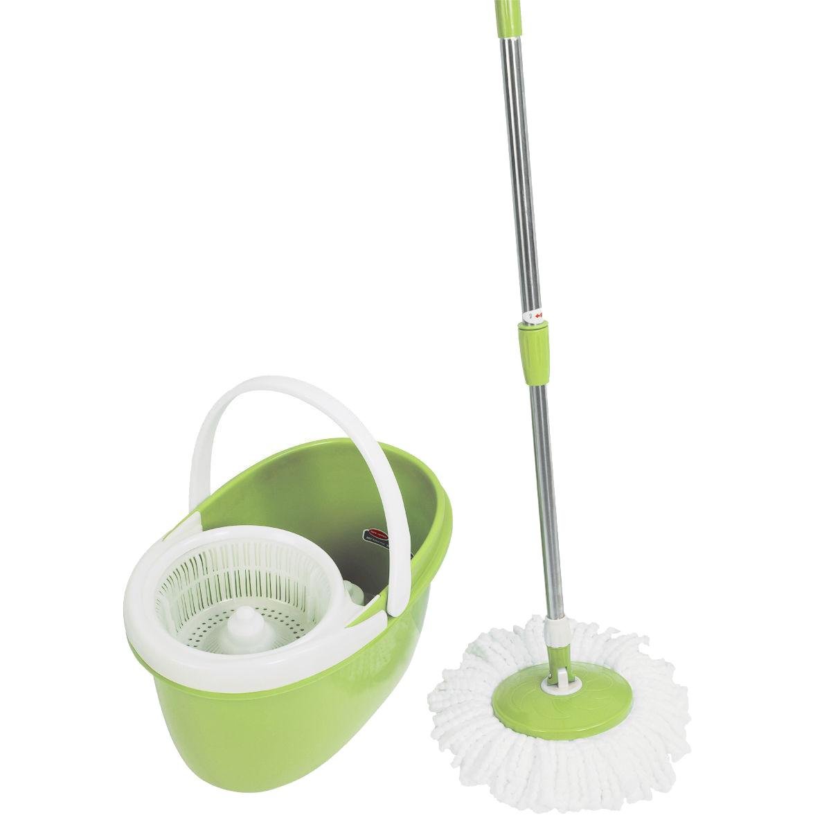ᐉ Відро зі шваброю і віджиманням Magic Mop 360° турбо швабра Зелений ...