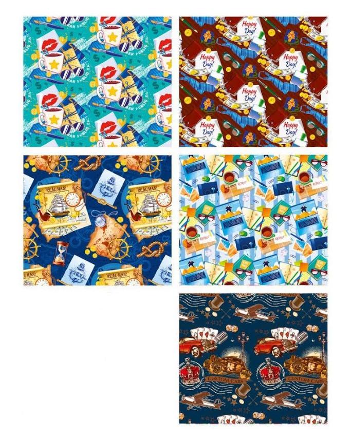 Комплект подарункового паперу Експрес удачі 25 арк. 100х70 см (33)