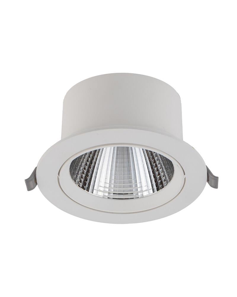 Точечный светильник Nowodvorski 10555 Egina LED 1x15W 3000K 1100 lm IP20 Wh (12294308)
