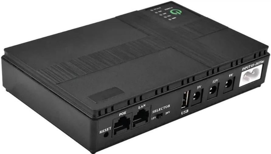 Источник бесперебойного питания Merlion MINI DC1018P для роутера 18 Вт 10400 mAh (2104618907)