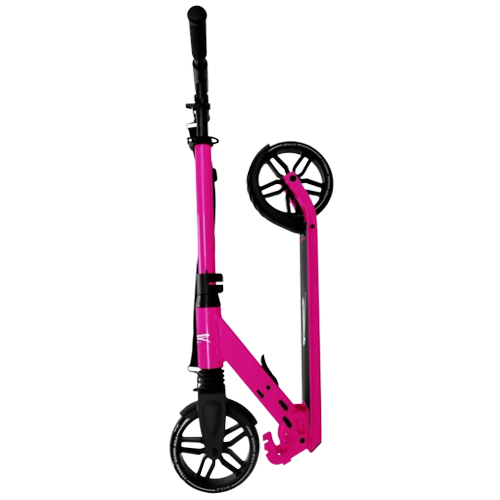 Самокат Rideoo 175 City Scooter с амортизаторами 84x101x84 см Pink (1879191274) - фото 2