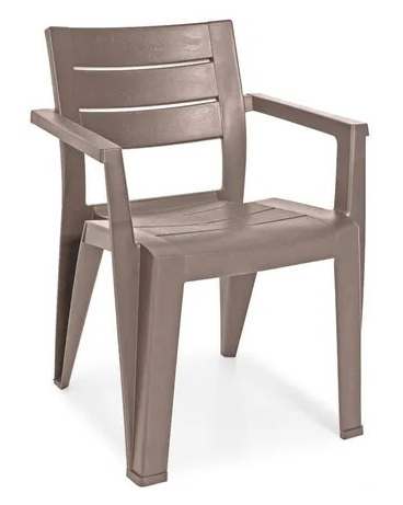 Стілець садовий Keter Julie Dining Chair Капучино (247106) Стілець садовий Keter Julie Dining Chair Капучино (247106)