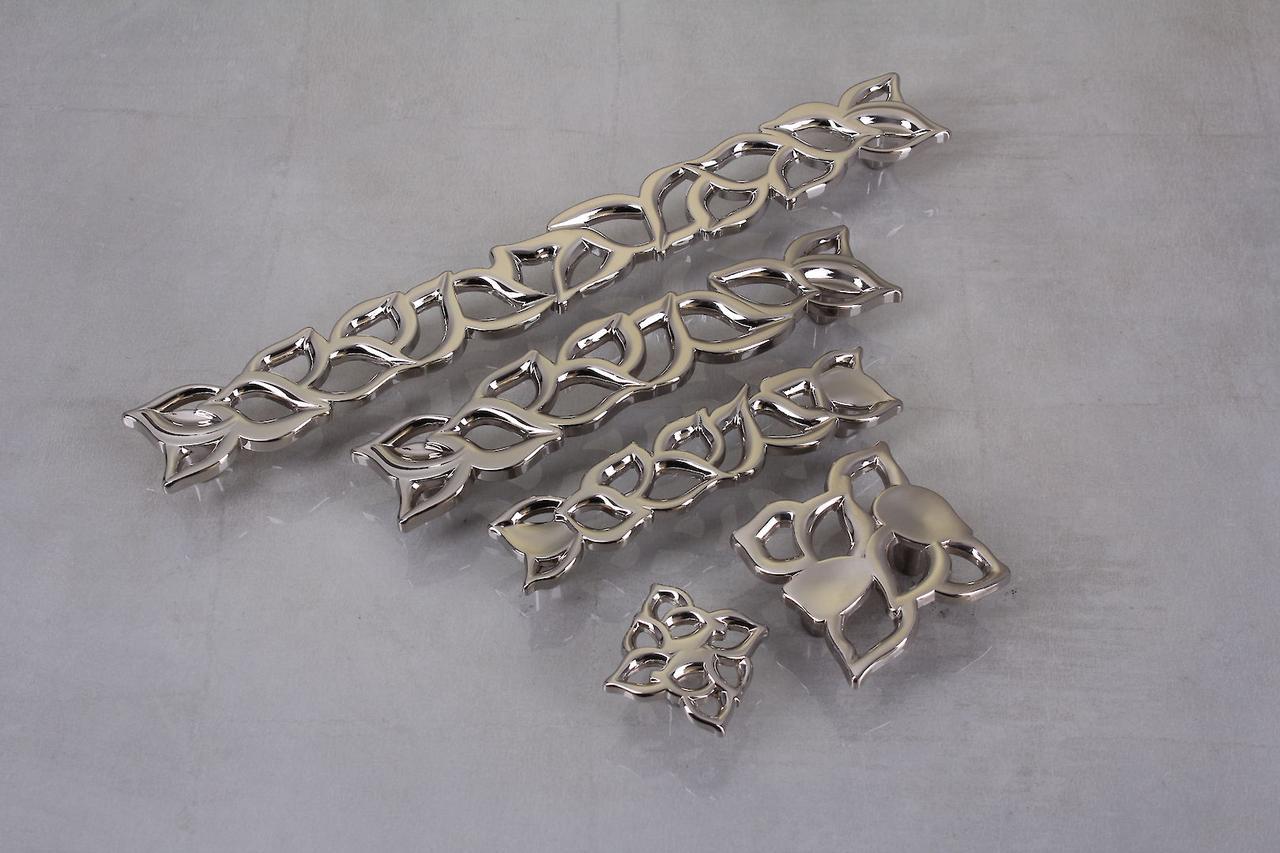 Мебельная ручка скоба Giusti РГ 352 Никель хромированный (WMN688.128.00M1) - фото 2 Мебельная ручка скоба Giusti РГ 352 Никель хромированный (WMN688.128.00M1) - фото 2