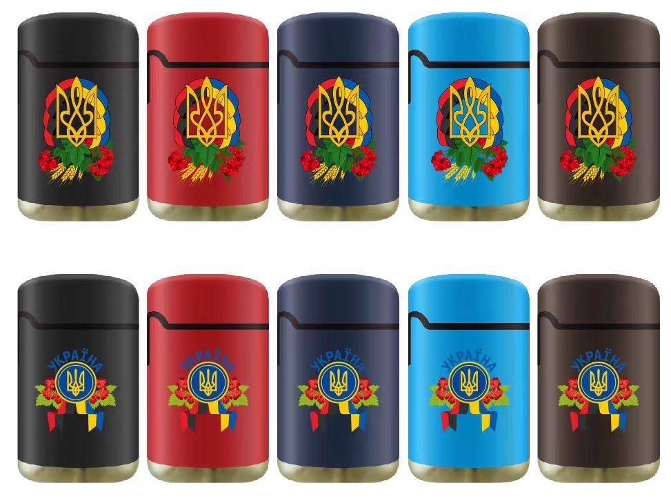 Набір запальничок TURBO Jet Герб України 10 шт. (26607800)