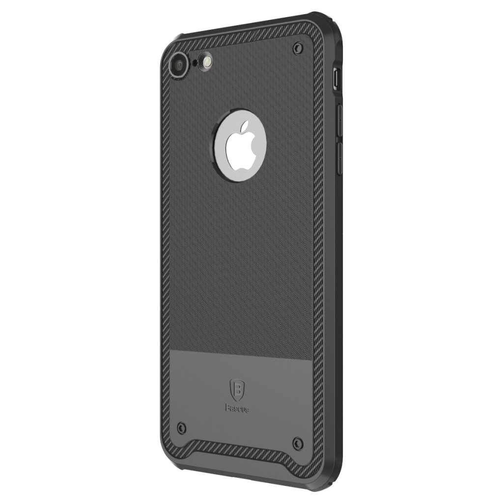 Чехол для телефона Baseus Shield iPhone 8/7 Black (ARAPIPH7-TS01) - фото 2