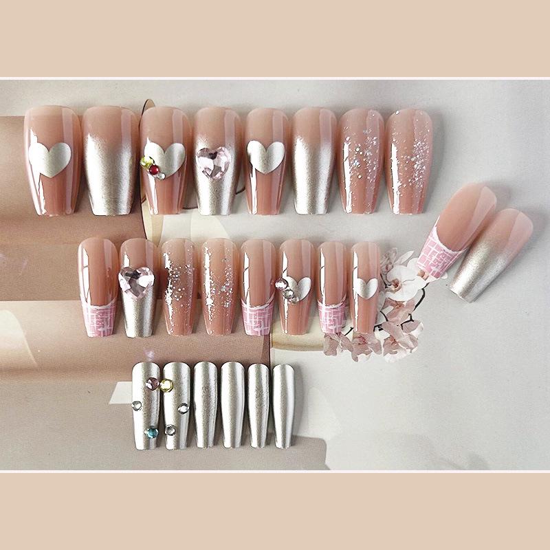 Накладные ногти с клеем Bananahall 24 шт. LK15284 Розовый (A9864) - фото 3 Накладные ногти с клеем Bananahall 24 шт. LK15284 Розовый (A9864) - фото 3