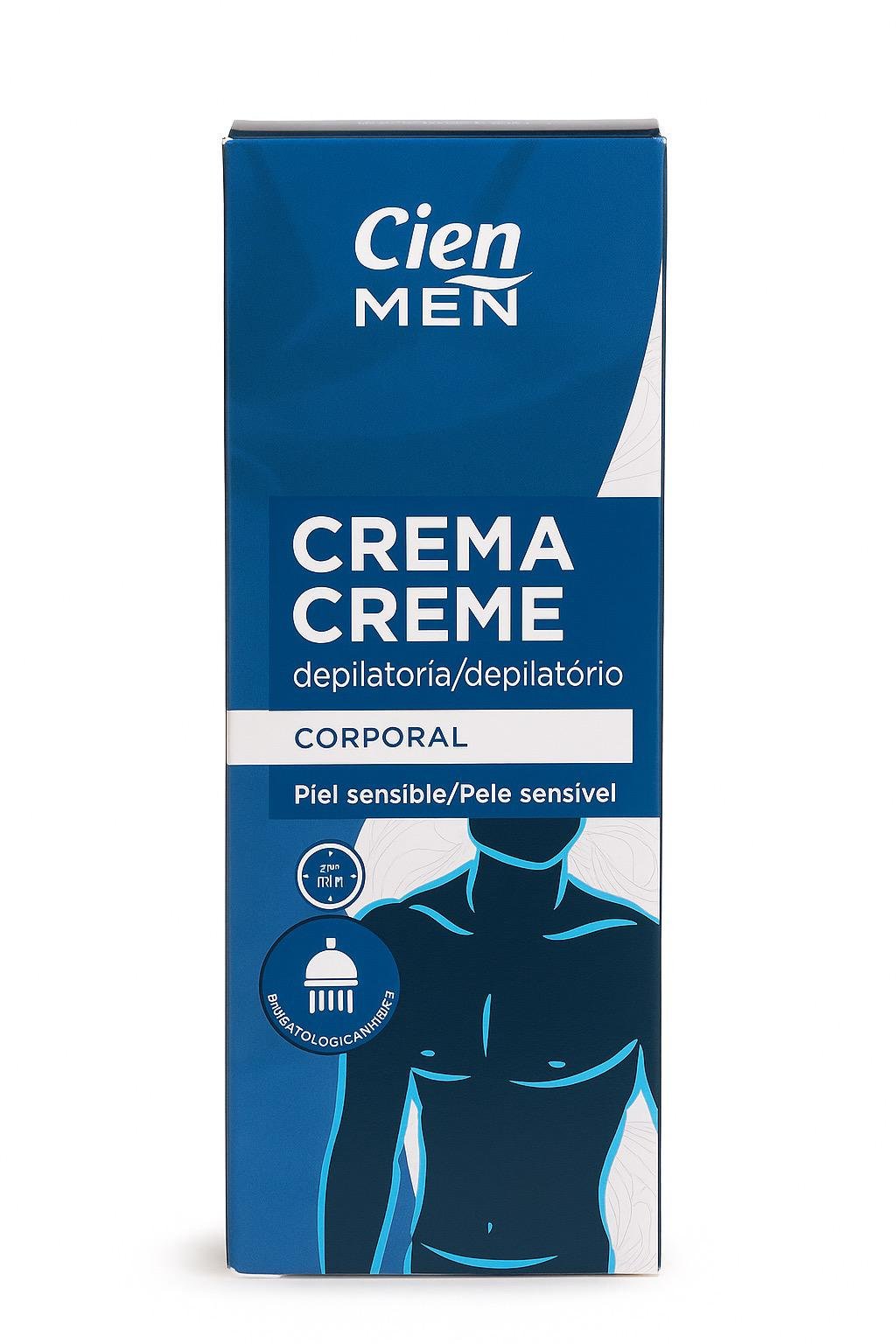 Крем для депиляции волос на теле Сien MEN Crema Creme Depilatoria Corporal 200 мл