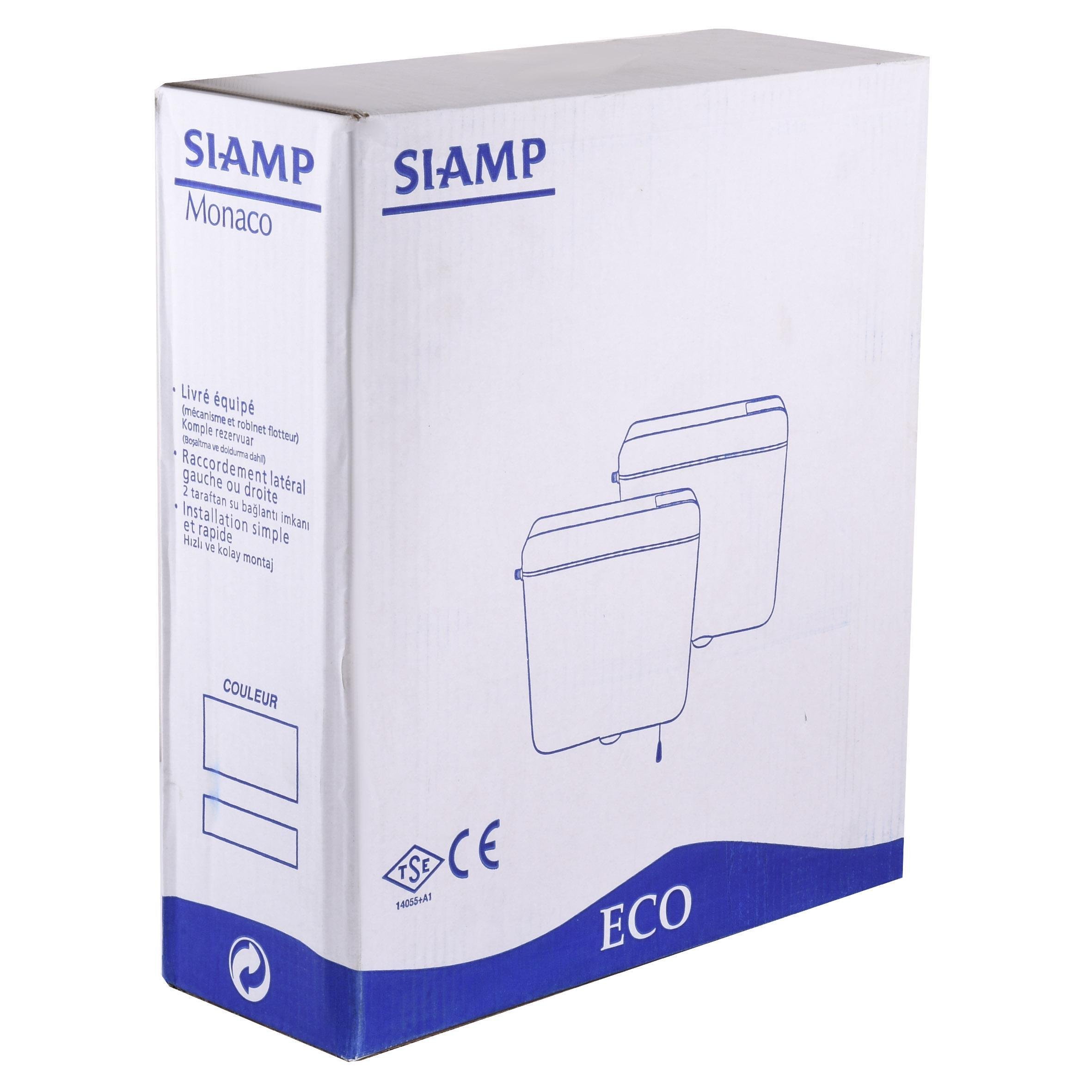 Бачок для унитаза настенный SIAMP Monaco AR07 ABS-пластик 10 л (33803) - фото 7 Бачок для унитаза настенный SIAMP Monaco AR07 ABS-пластик 10 л (33803) - фото 7