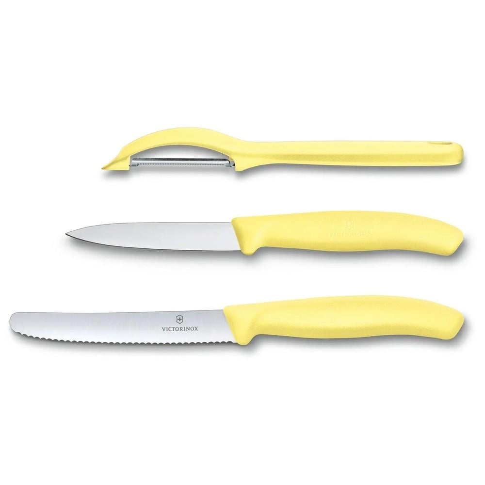 Кухонный набор Victorinox Vx67116.31L82 Swiss Classic Paring Set 3 шт. Жевтый