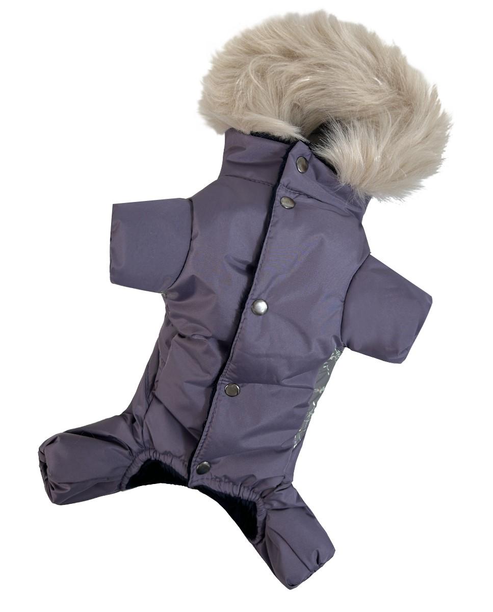 Комбінезон зимовий для собак дівчат Dogs Bomba р. 3 Фіолетовий - фото 3