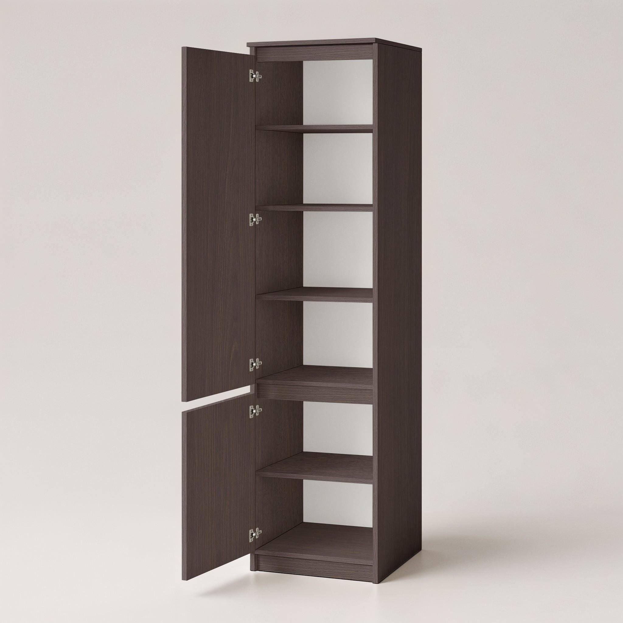 Шкаф-пенал с полками T-217 500х498х2117 мм Венге Магия - фото 2 Шкаф-пенал с полками T-217 500х498х2117 мм Венге Магия - фото 2