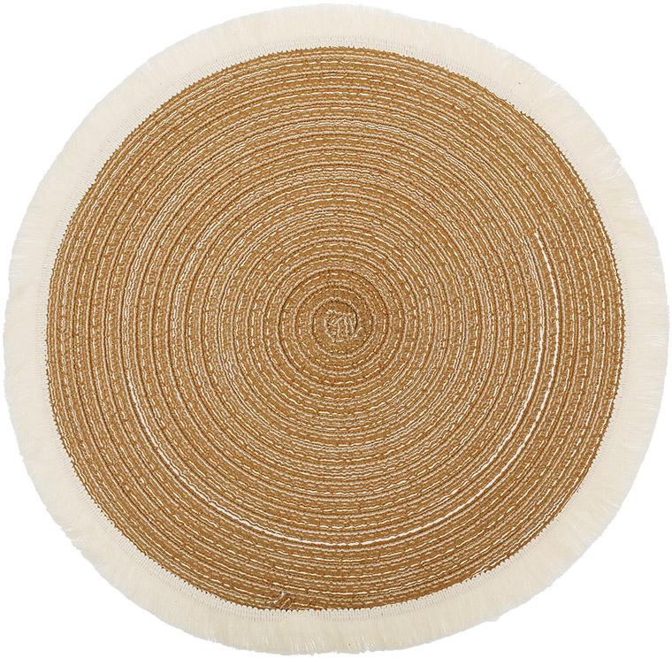 Коврики сервировочные 12 шт. Doily Casual-T 38 см Бежевый