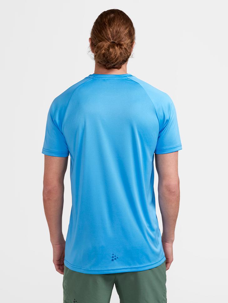 Мужская футболка CRAFT Core Unify Logo 1911786-307000 XL Blue - фото 3 Мужская футболка CRAFT Core Unify Logo 1911786-307000 XL Blue - фото 3