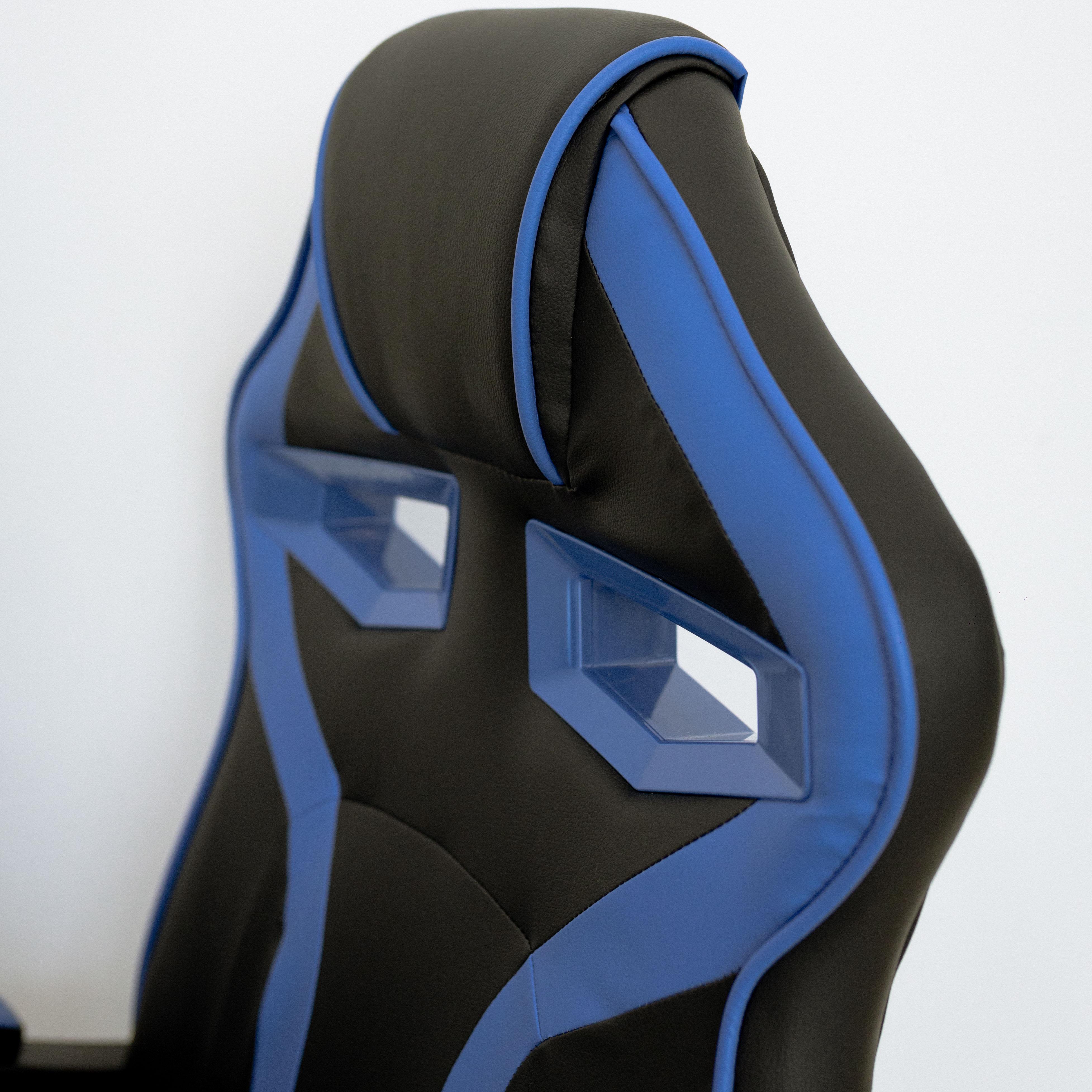 Крісло комп'ютерне геймерське 4Points NT з подушками для дома та офісу Синій (40016) - фото 7 Крісло комп'ютерне геймерське 4Points NT з подушками для дома та офісу Синій (40016) - фото 7