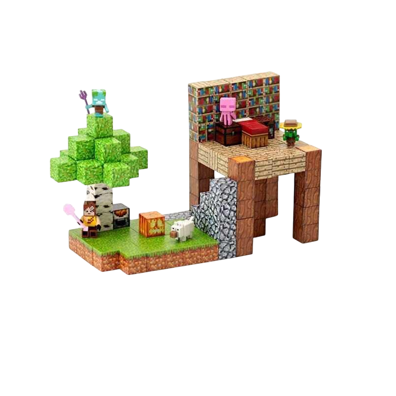 Конструктор магнітний Minecraft LZCK024 фігурки героїв 128 елементів (MTT-198585)