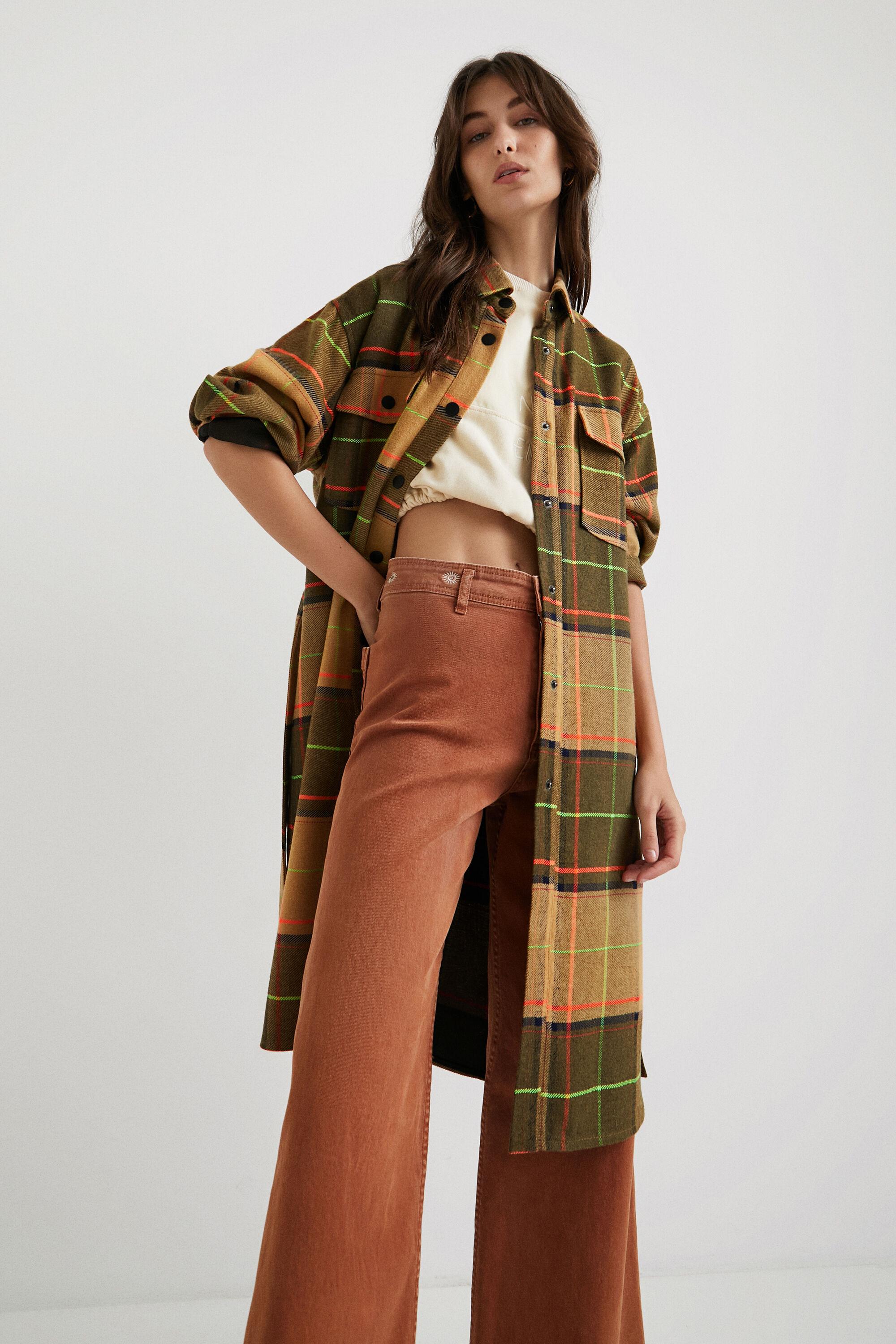 Пальто женское Desigual 21wwew50 S Зеленый