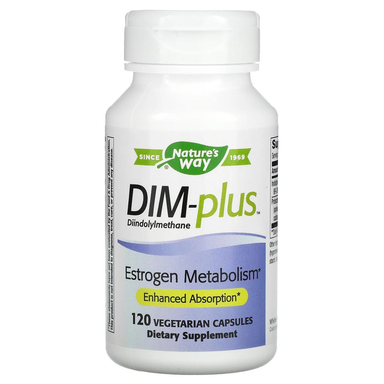Витамины DIM-plus Nature's Way метаболизм эстрогенов 120 вег. капс. (1444855220)