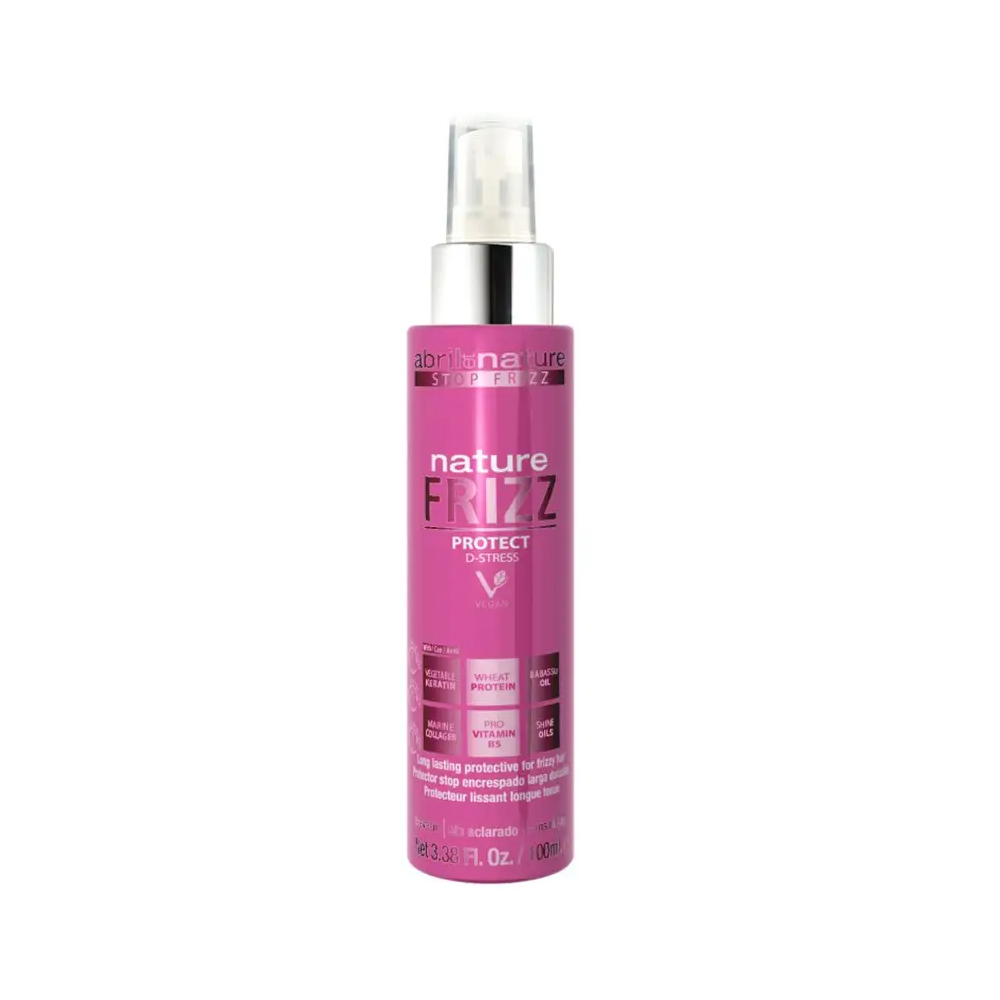 Спрей для вирівнювання волосся Abril et Nature Nature Frizz Protect D-Stress Spray 100 мл Спрей для вирівнювання волосся Abril et Nature Nature Frizz Protect D-Stress Spray 100 мл