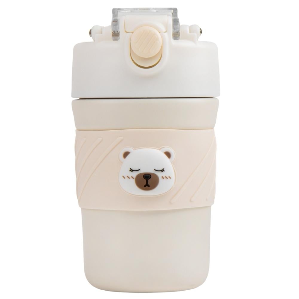 Термос Elisey Cute bear 420 мл Молочний (9064-004)