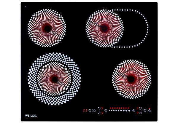 Варильна поверхня електрична WEILOR WHC 661 Black (1014658) - фото 1