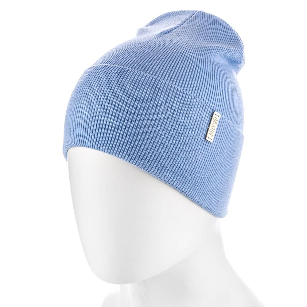 Шапка Zolly ZH225 из вискозы Голубой