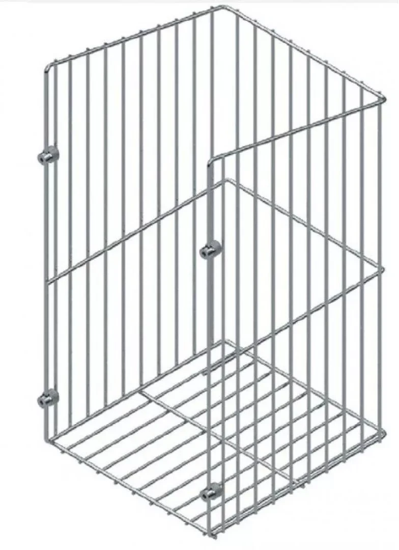 Кошик для білизни Starax із тримачем 450 мм Хром (S-8124-C) - фото 2 Кошик для білизни Starax із тримачем 450 мм Хром (S-8124-C) - фото 2