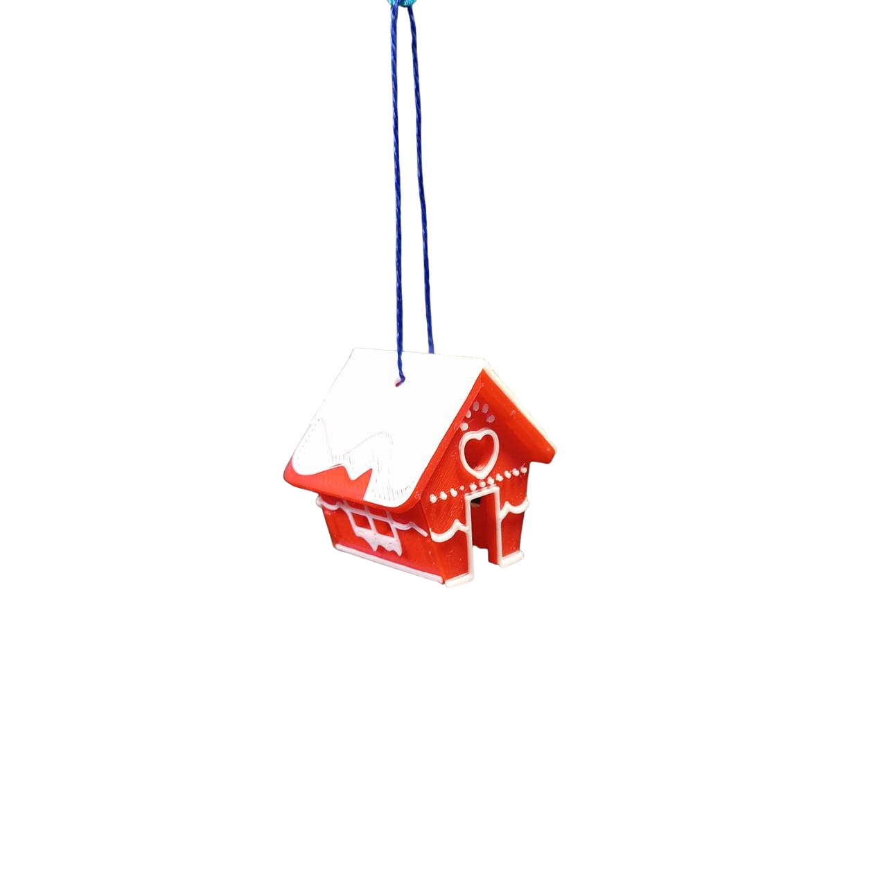 Новорічний будиночок-конструктор Christmas House Kit Card 6 см 3D-друк Новорічний будиночок-конструктор Christmas House Kit Card 6 см 3D-друк
