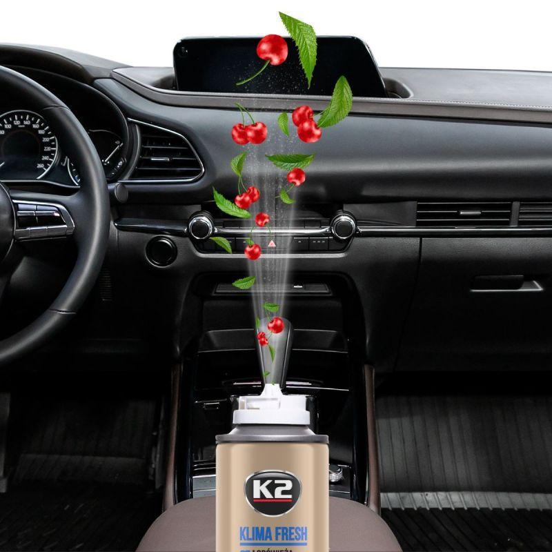 Очиститель системы кондиционирования K2 Klima Fresh Вишня 150 мл - фото 7 Очиститель системы кондиционирования K2 Klima Fresh Вишня 150 мл - фото 7