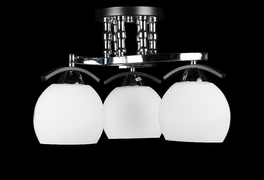Люстра с плафонами Ray L9709/3 CR+BLK (IR006234)