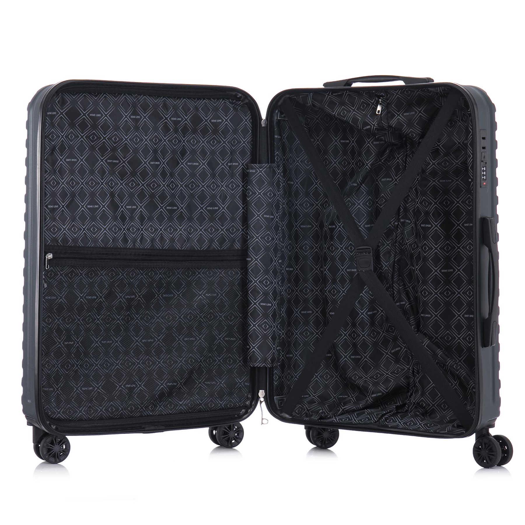 Чемодан SEMI LINE 24" M Navy-Green (T5865-2) - фото 6