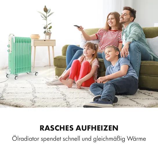 Масляний радіатор KLARSTEIN Thermaxx Retroheat 2500 W (10035081) - фото 7