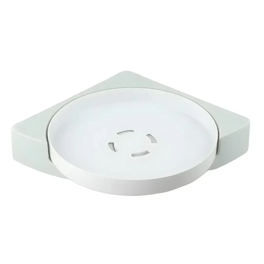 Полка поворотная угловая для ванной комнаты Multi Functional Rotational Tray Полка поворотная угловая для ванной комнаты Multi Functional Rotational Tray